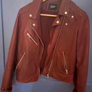 LAMARQUE ‘Donna’ burgundy Leather Jacket